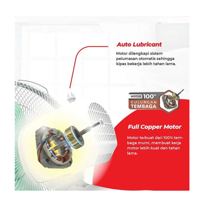 Maspion Wall Fan 16" - MWF41K